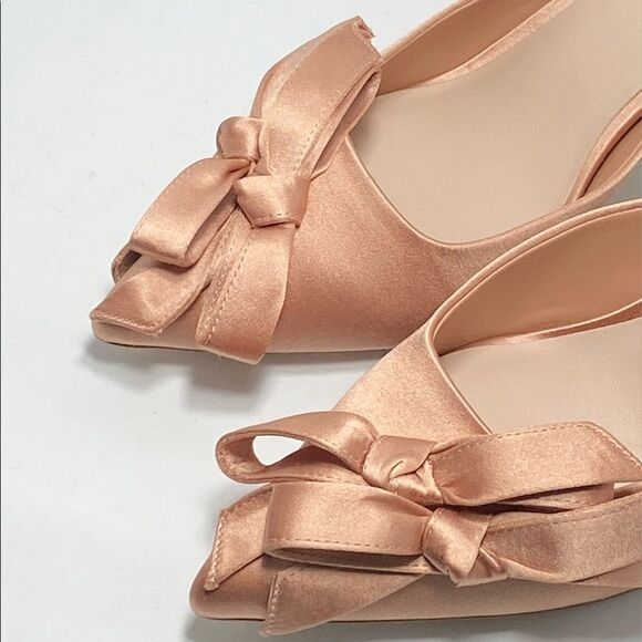 Loeffler Randall Double-Bow Satin Mules size 10.5 - Picture 6 of 12